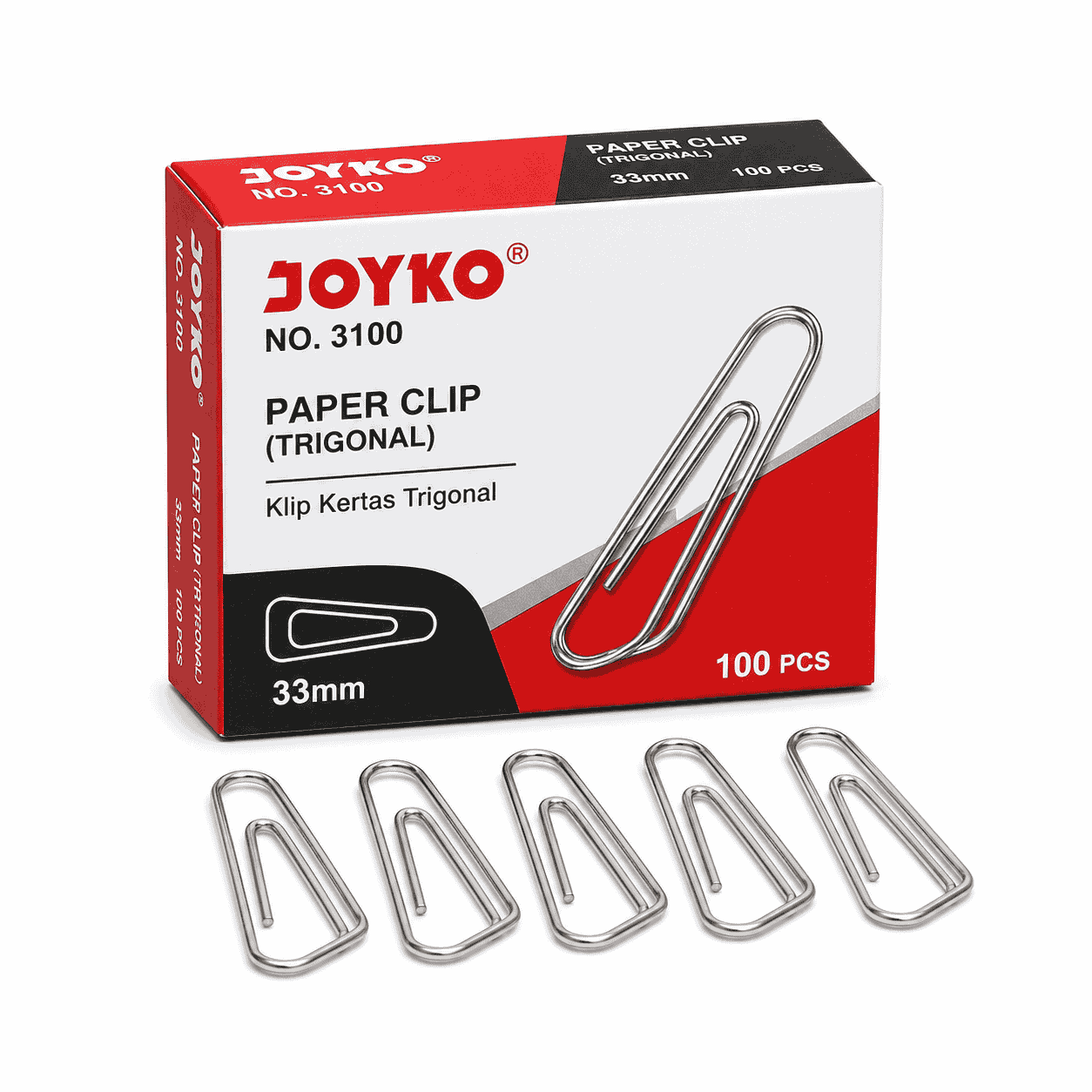 Paper Clip / Klip Kertas Trigonal Joyko No. 3100